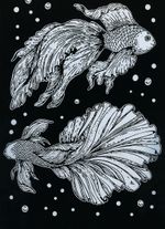 Набор для творчества Гравюра-блокнот Безбрежный океан, 14х20 см, Hobbius GHPB-07