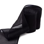 Лента для бантов (капрон) _8 см, 25 м (черный) С3501