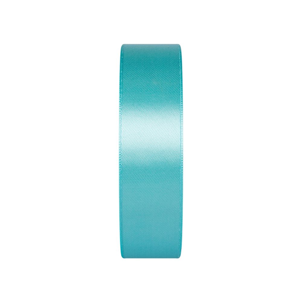 Лента атласная 1-сторонняя 25.0 мм / 33±2 метра, 072 т-голубой, Gamma