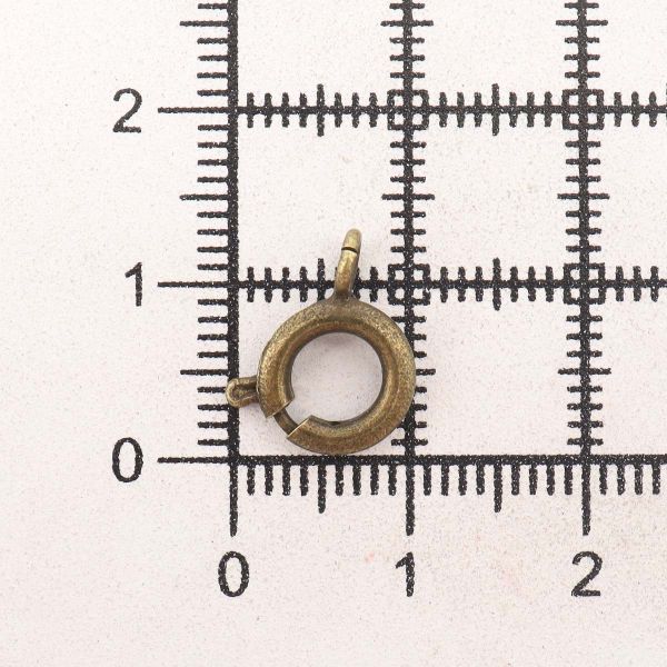 Замок для бус кольцо 9мм, 5 штук, Astra&Craft (латунь), 4AR240