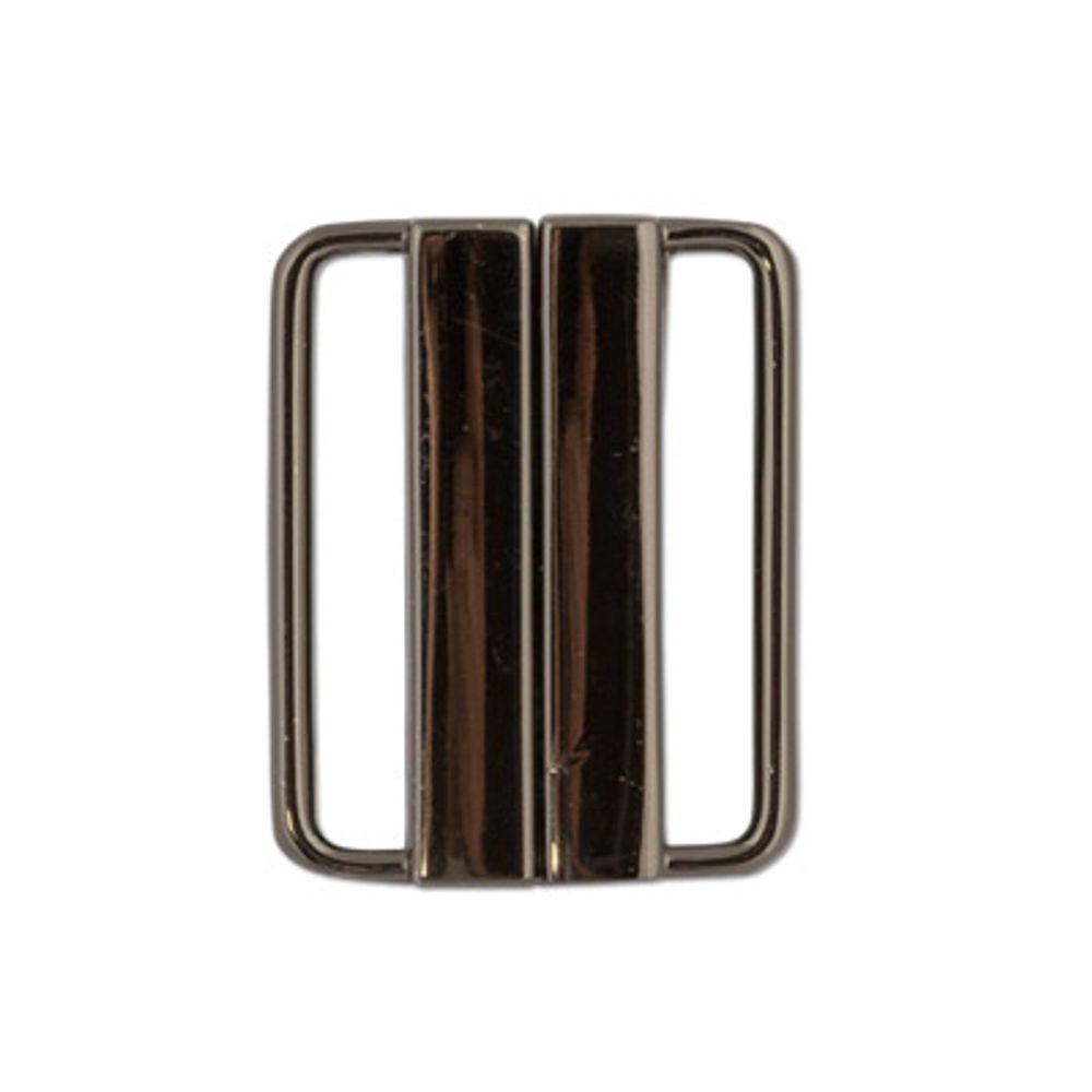 Застежка декоративная металл 35х27 мм, 10 шт, 04 никель, Micron GH 1073