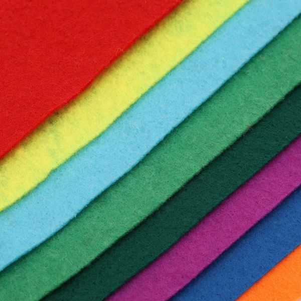 Фетр листовой жесткий 1.0 мм, 20х30 см, ассорти, 8 штук Astra&Craft (1)
