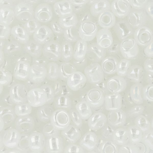 Бисер Zlatka 8/0 (2.9 мм), 100 г (10х10 г), №0141 белый, GR