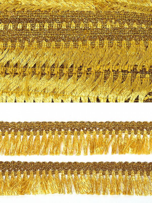 Бахрома отделочная 45 мм / 13.71±0.5 метра, 6501, золото