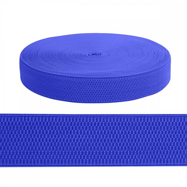 Резинка для подтяжек (помочная) 40.0 мм / 25 метров, ультра, RD.40340, 340 васильковый