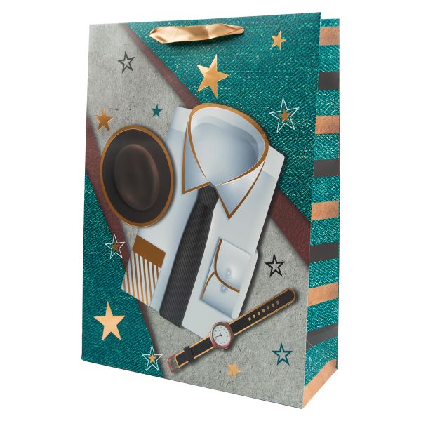 Пакет подарочный 210 г/м², 30х42х12 см, 12 шт, 03, Stilerra BBYL