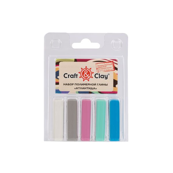 Набор полимерной глины Craft&Clay CCL 5 цв, 14 Атлантида