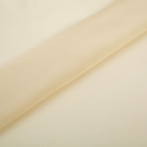 Ткань подкладочная (таффета) 180Т, 57 г/м², 500х152 см, 452 кремовый, Gamma 180Т