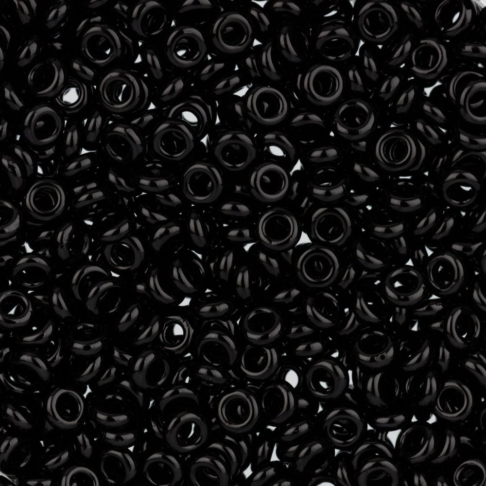 Бисер Toho 08/0 Demi 1 (3 мм), 500 г, 0049 черный