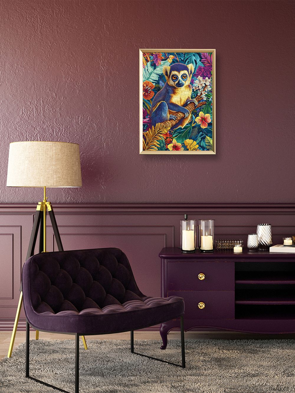 Пазл. Премиальная коллекция 1000 элементов, TOP-PZL-1000/04 Лемур, Фрея