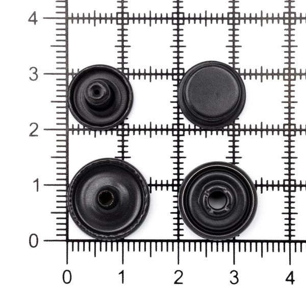 Кнопка Дельта (O-образная) 15/15 мм, ≈720 шт, МЕТАЛЛ, оксид, NEW STAR