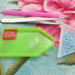 Алмазная (кристальная) мозаика Cristyle, Розовый пион, 30х40 см