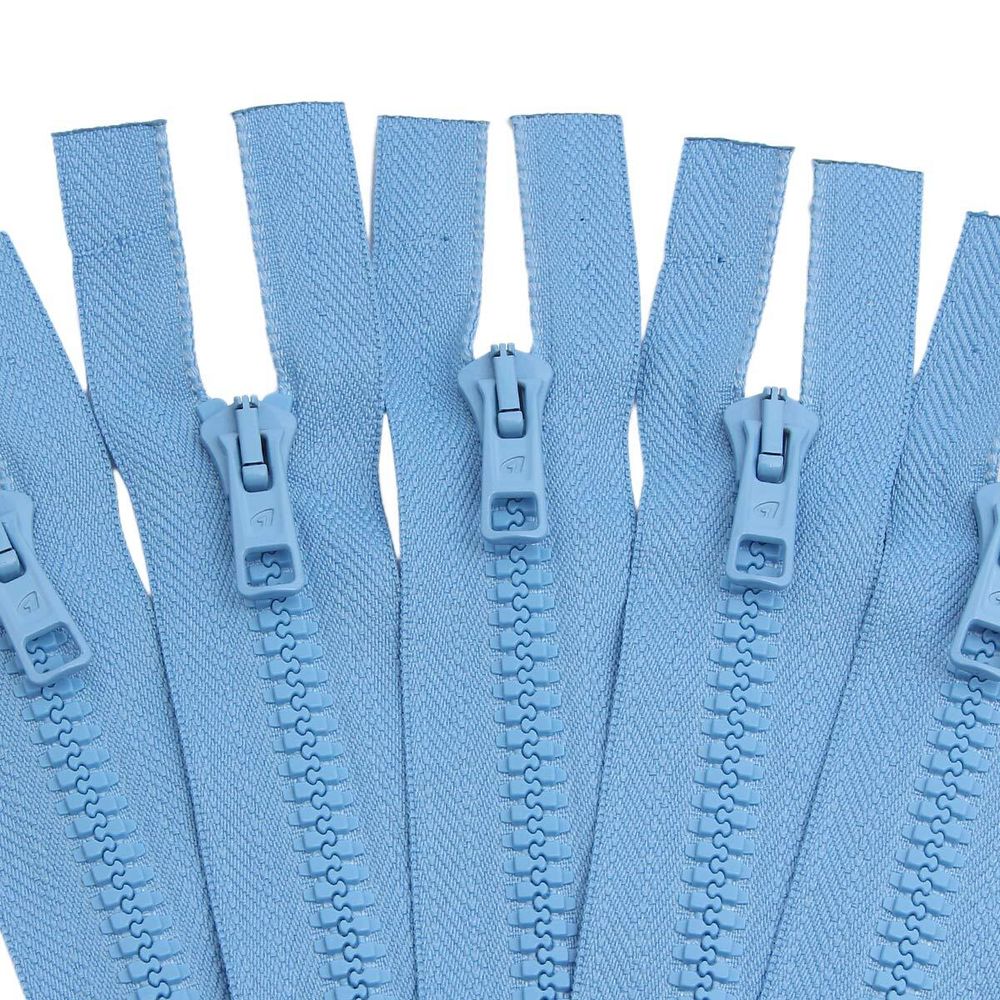 Молния трактор Arta Т6 (6 мм) 1 зам., разъем., 50 см, цв. 039 голубой, уп.5 шт