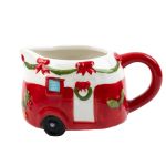 Кружка керамическая 350 мл 14х9х7 см, Новый год, Stilerra home PFC-003