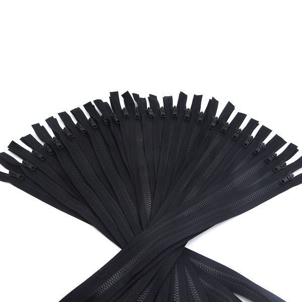 Молния трактор Arta Т6 (6 мм) 1 зам., разъем., 75 см, ОПТ. УП. 25 ШТ., 077 черный