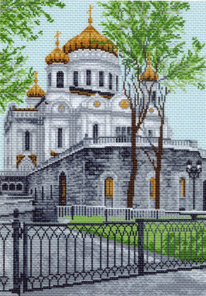 Рисунок на канве Матренин Посад 37х49 - 0832 Храм Христа Спасителя