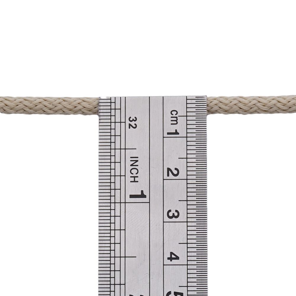 Шнур плетеный ⌀4.0-5.0 мм / 100 метров, 068 св.бежевый