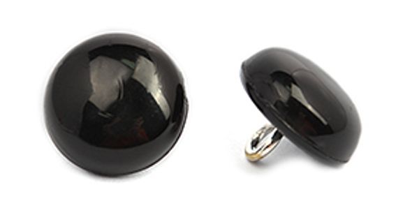 Пуговицы на ножке пластик XY.20 цв.002 черный 18L-11мм, 50 шт