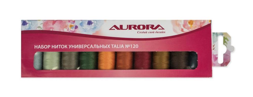 Швейные нитки (набор) универсальных Aurora Talia №120, 1 шт, AU-1203