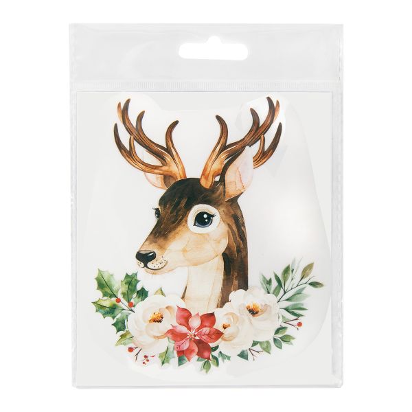 Термотрансфер M №03, 1 шт, M-317 олень 20х17 см, Gamma 