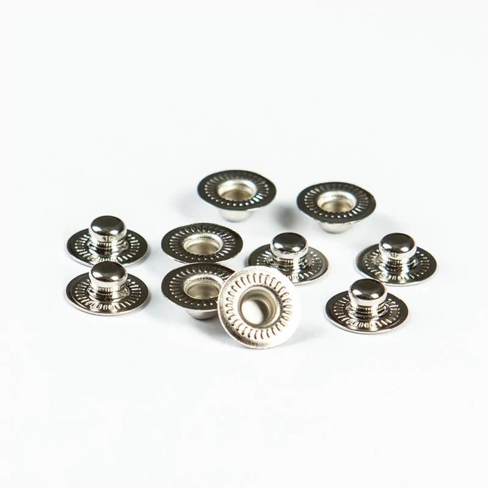 Часть кнопки Альфа (S-образная) ⌀11.5 мм (C-часть), 5/15 пруж. никель, 100 шт, S090510, BIG