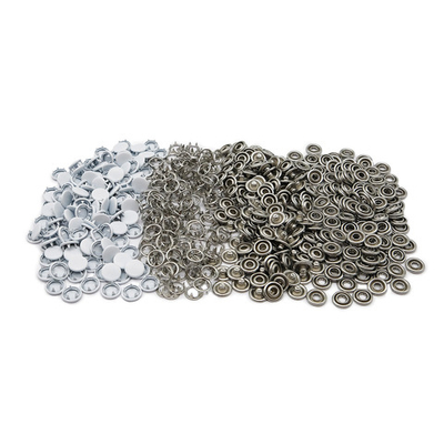 Кнопка рубашечная (джерси) закрытая ⌀7.8 мм, ≈144 шт, МЕТАЛЛ, эмаль, 101 белый матовый, NEW STAR