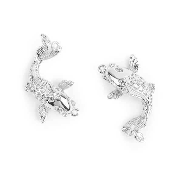 Коннектор 18х10 мм, 10 шт, 01 под серебро, Zlatka FMK-T06