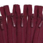 Молния спираль (витая) Arta Т5 (5 мм) 1 зам., разъем., 70 см, цв. 021 бордовый, уп.5 шт