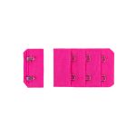 Застежки для бюстгальтера текстильные 2х3, 32 мм, 50 шт, неон фуксия/neon fuchsia, Blitz ZBB-32T