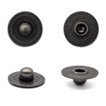 Хольнитены ⌀9 мм, |БЕЗ ГВОЗДЯ|, BIG, т.серебро, 100 шт