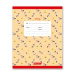 Тетрадь ученическая школьная A5+ 18 л. на скобе, белизна 100%, 20 шт, линия, 000371 Еноты, Светоч 18ТСКд5_1_3_2