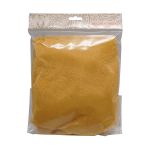 Мех Кролик ворс 8мм (48 см*50 см), плотность: 280 г/м²,100%п/э (горчичный) 23697