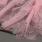 Кружево шантильи (реснички) диз. A88 шир.170мм цв.F134 розовый, 3 метра, Kruzhevo