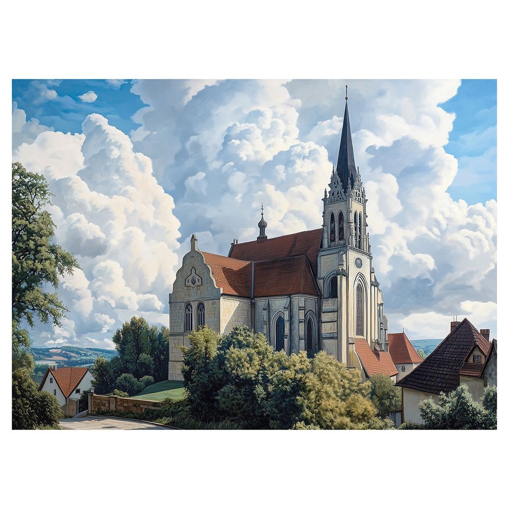 Пазл. Премиальная коллекция 500 элементов, TOP-PZL-500/06 Старый храм, Фрея