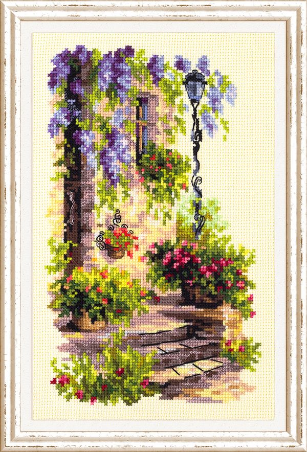 Набор для вышивания нитками Чудесная игла, Уютный уголок 15х23 см