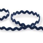 Тесьма отделочная зигзаг 5 мм, 30 м, 042 т.синий, Gamma JZ-5