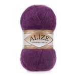 Пряжа Alize (Ализе) Angora Gold / уп.5 мот. по 100 г, 550м, 111 фиолетовый