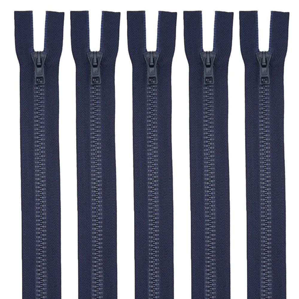 Молния трактор Arta Т6 (6 мм) 2 зам., разъем., 85 см, цв. 044 т.синий, уп.5 шт