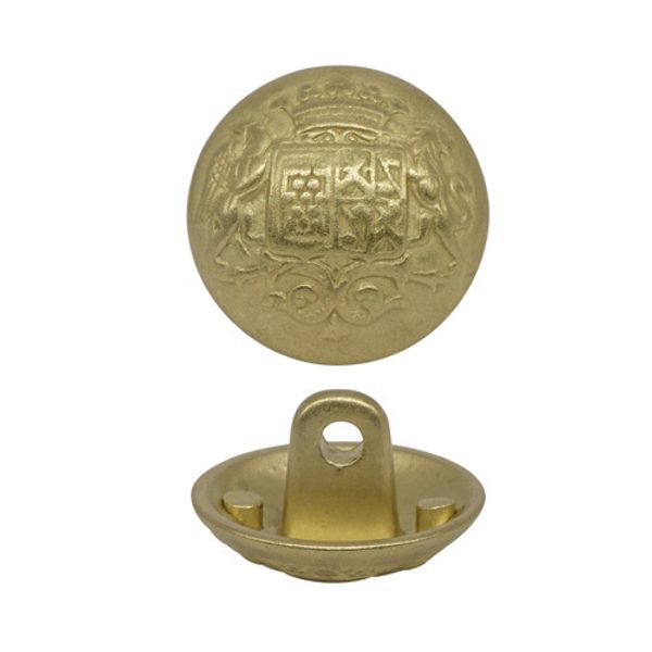 Пуговицы на ножке 15 мм, мет.мат, золото