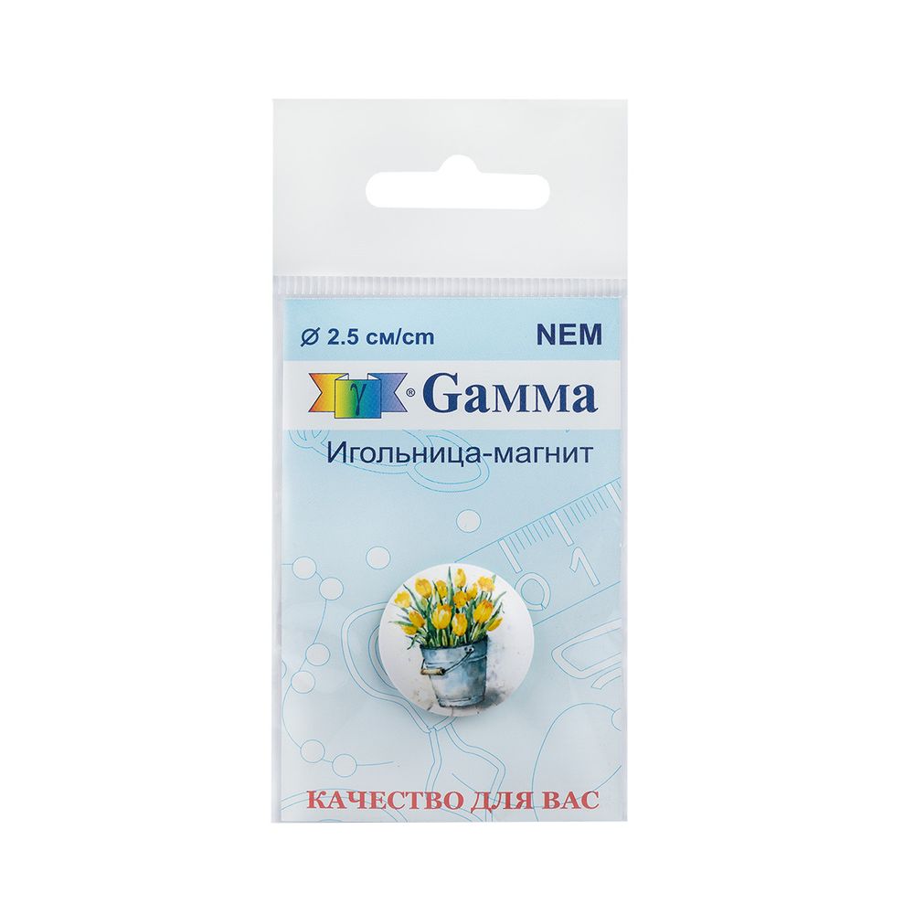 Игольница магнитная №25 Букет тюльпанов, Gamma NEM