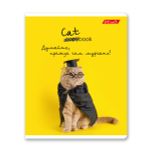 Тетрадь ученическая общая, A5+ 96 л. на скобе 60 г/м², белизна 100%, 5 шт, клетка в термоусадочной пленке, 000790 Улыбмяус, Светоч 96ТЕТк-001