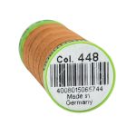 Нитки для тонких тканей Gutermann Extra Fine 150, 200м, 448 шоколадная охра, 5 катушек