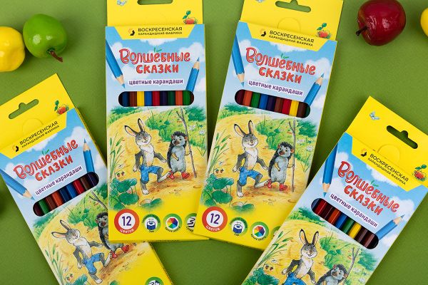 Набор цветных карандашей FP-CP-1012 заточенный 8х12 цв, Набор цветных карандашей FP-CP-1012 заточенный 8х12 цв, ВКФ FP-CP-1012