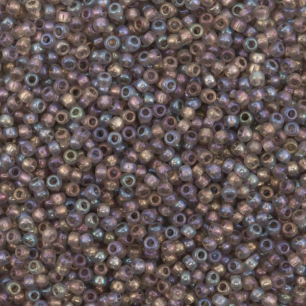 Бисер Preciosa прозрачный solgel с радужным покрытием 10/0 (2.3 мм), круг.отв, 50 г, (41141)