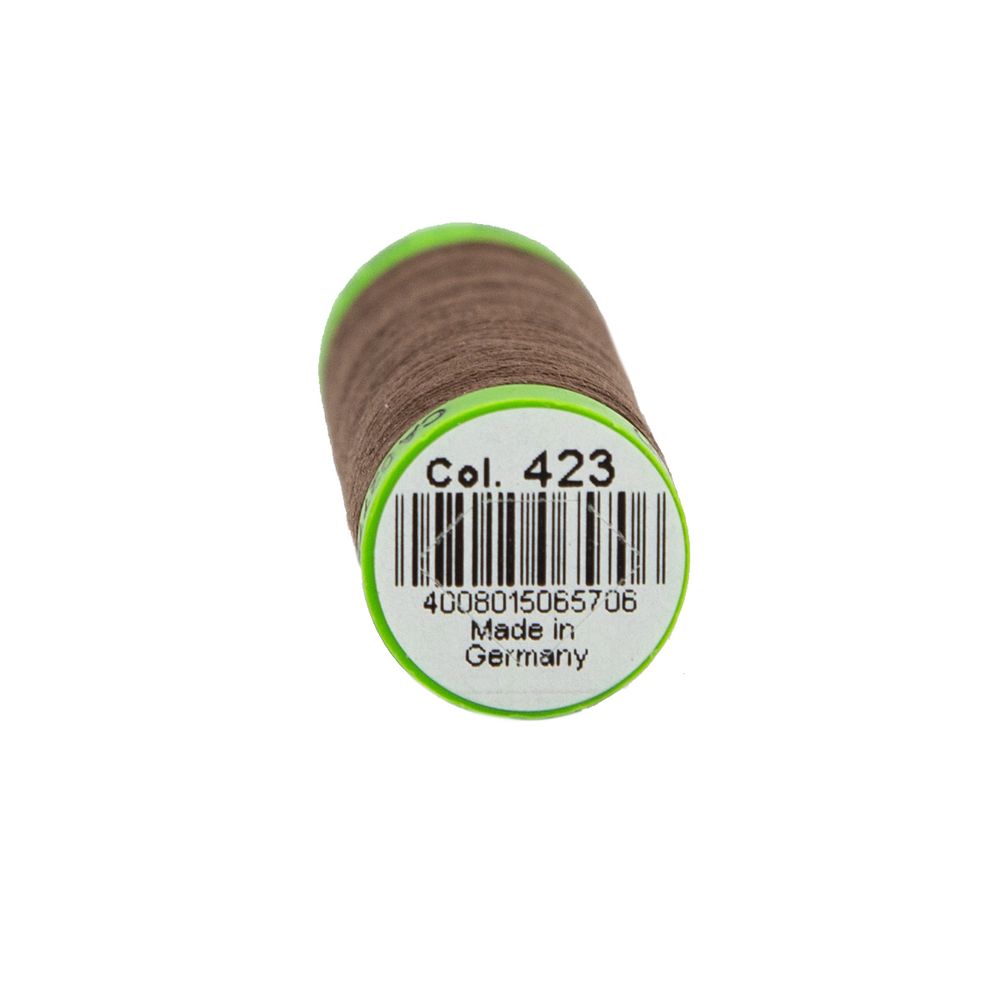 Нитки для тонких тканей Gutermann Extra Fine 150, 200м, 423 корица, 5 катушек