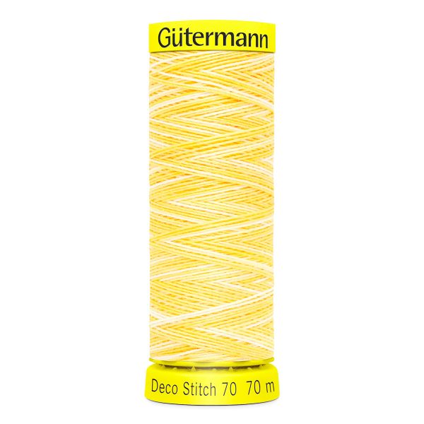 Нитки отделочные Gutermann Deco Stitch 70, multicolor, 70м, 9926, 5 катушек