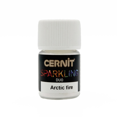 Мика-порошок, слюда Duo/двойной эффект "Sparkling Powder" 2гр. Cernit, 004 arctic fire/арктический огонь