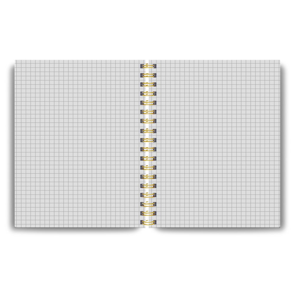 Тетрадь общая с пластик. обложкой с тисн. золотой фольгой, цвет. запечат. титульн.лист, 400 мкм, A5 96 л. на гребне 65 г/м², белизна 100% 4 шт клетка, 01535 Зелёные мечты, Светоч ТЕТ96-003