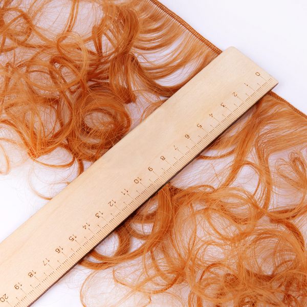 Трессы для кукол 15 см, 100 см, 38 г, 18 золотисто-медный, HobbyBe HAR-4