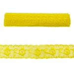 Кружево капроновое 22 мм / 13.71м 0574-1003, цв.A517 желтый